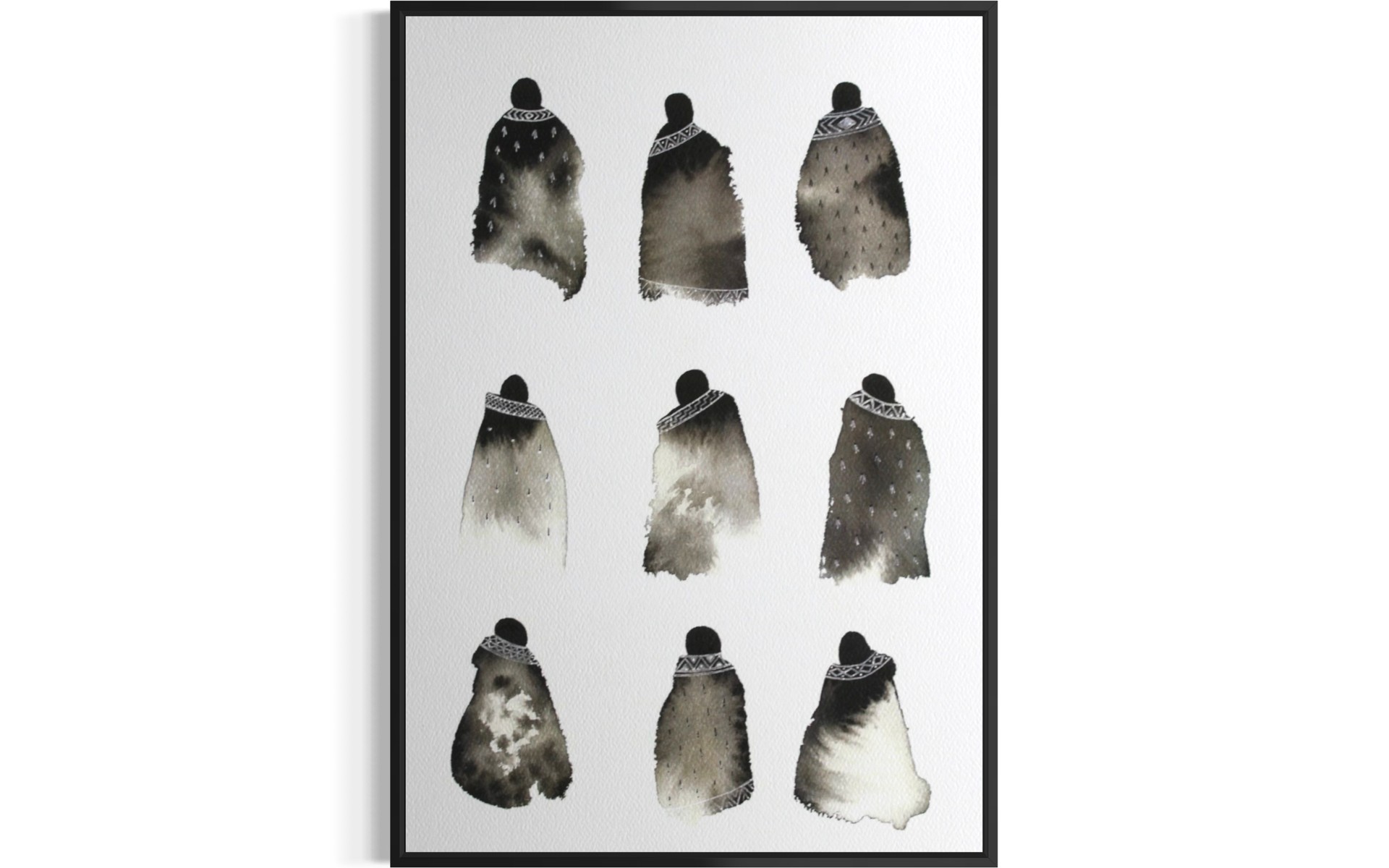 Black White capes