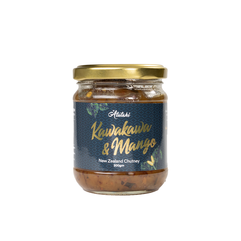 Kawakawa Chutney in a glass jar