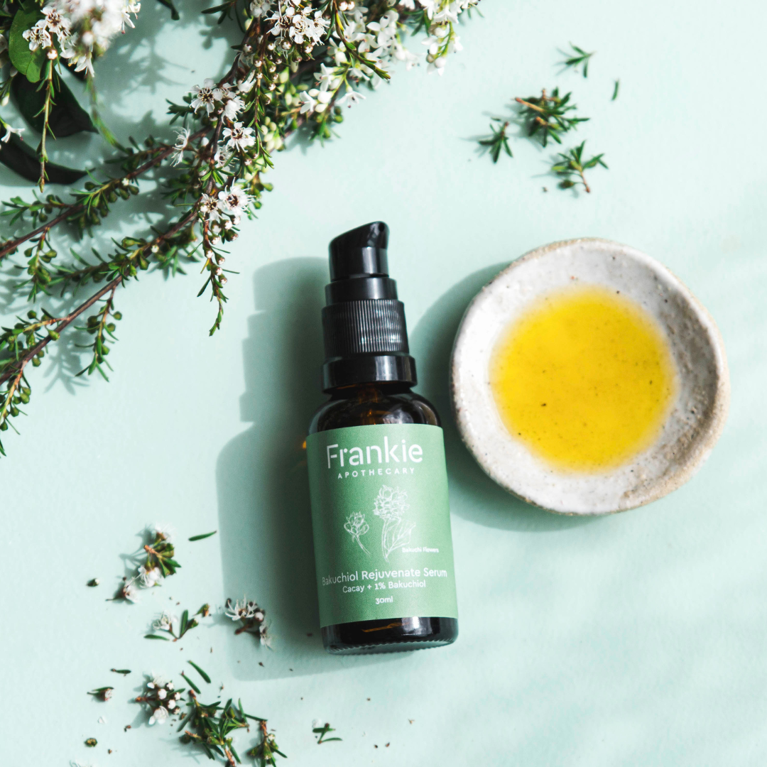 Frankie Apothecary Rejuvenating Bakuchiol Serum Lifestyle Square Flat v2